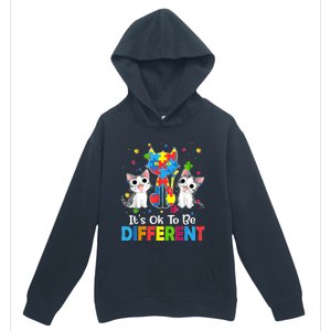 Autism Awareness Day Cat ItS Ok To Be Different Urban Pullover Hoodie