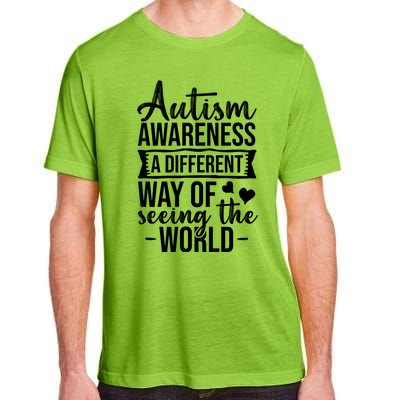 Autism Awareness Different Way Of Seeing The World Great Gift Adult ChromaSoft Performance T-Shirt