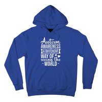 Autism Awareness Different Way Of Seeing The World Great Gift Hoodie