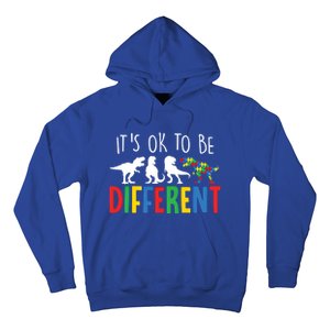 Autism Awareness Dinosaur ItS Ok To Be Different Gift Hoodie