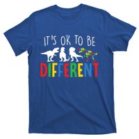 Autism Awareness Dinosaur ItS Ok To Be Different Gift T-Shirt