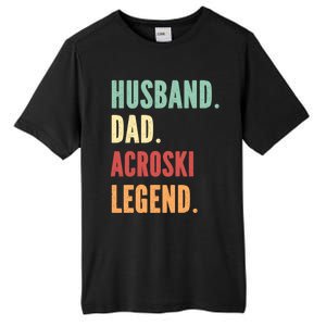 Acroski Athlete Dad Husband Father Ski Ballet Gift Tall Fusion ChromaSoft Performance T-Shirt