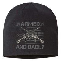 Armed And Dadly Funny Deadly Father Gifts For Fathers Day Sustainable Beanie