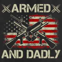 Armed And Dadly Funny Deadly Father Gifts For Fathers Day Adult Drive Performance Visor