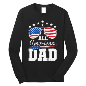 All American Dad 4th of July Matching Family Long Sleeve Shirt