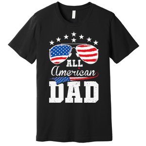 All American Dad 4th of July Matching Family Premium T-Shirt