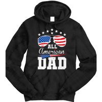 All American Dad 4th of July Matching Family Tie Dye Hoodie