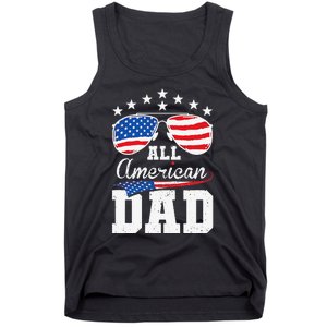 All American Dad 4th of July Matching Family Tank Top