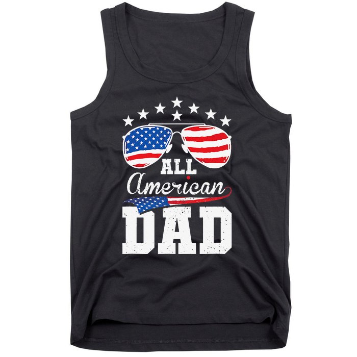 All American Dad 4th of July Matching Family Tank Top