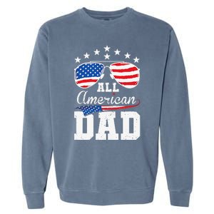 All American Dad 4th of July Matching Family Garment-Dyed Sweatshirt