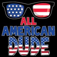 All American Dude 4th Of July 16 in Basic Backpack