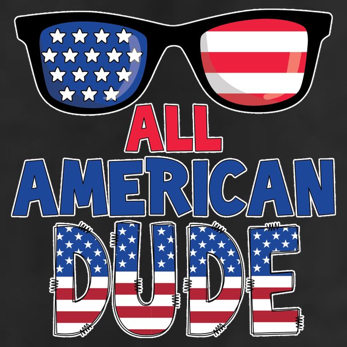 All American Dude 4th Of July 25L Jumbo Tote