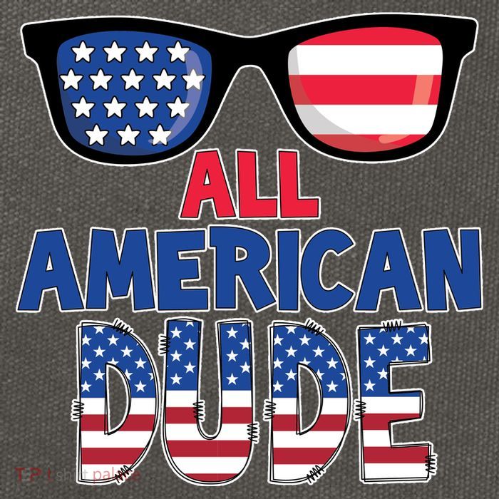 All American Dude 4th Of July Cotton Canvas Backpack