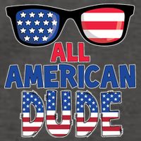 All American Dude 4th Of July Vector Backpack