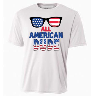 All American Dude 4th Of July Cooling Performance Crew T-Shirt