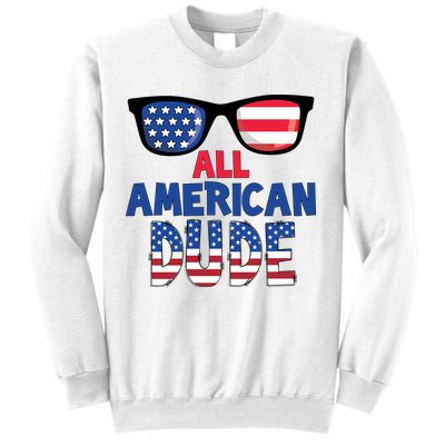 All American Dude 4th Of July Sweatshirt