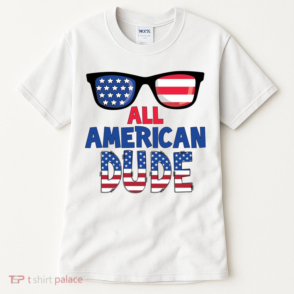 All American Dude 4th Of July Tall T-Shirt