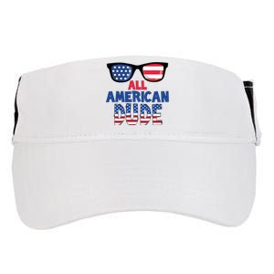 All American Dude 4th Of July Adult Drive Performance Visor