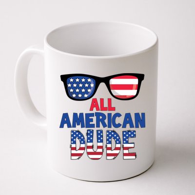 All American Dude 4th Of July Mug