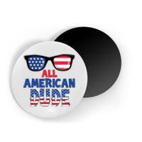 All American Dude 4th Of July Magnet