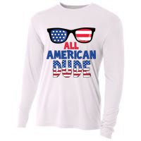 All American Dude 4th Of July Cooling Performance Long Sleeve Crew