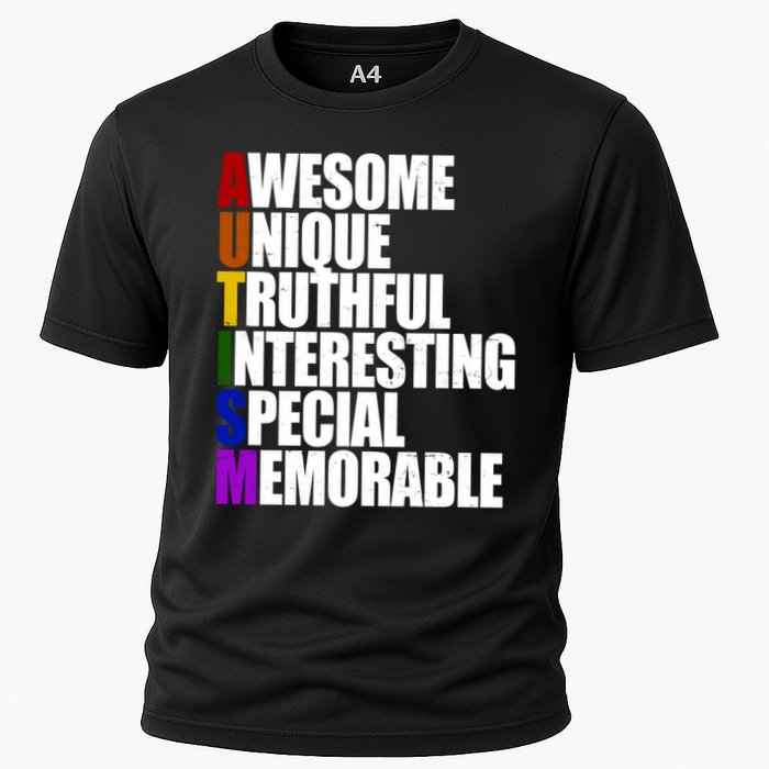 Autism Awareness Defined Quote Cooling Performance Crew T-Shirt