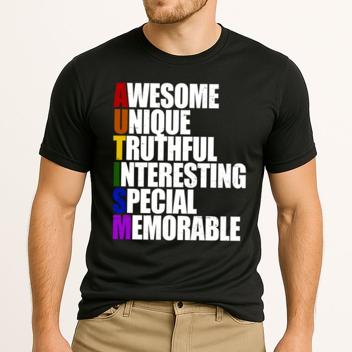 Autism Awareness Defined Quote Cooling Performance Crew T-Shirt