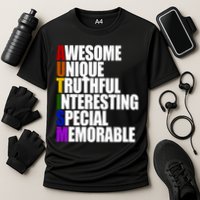 Autism Awareness Defined Quote Cooling Performance Crew T-Shirt