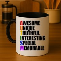 Autism Awareness Defined Quote Mug