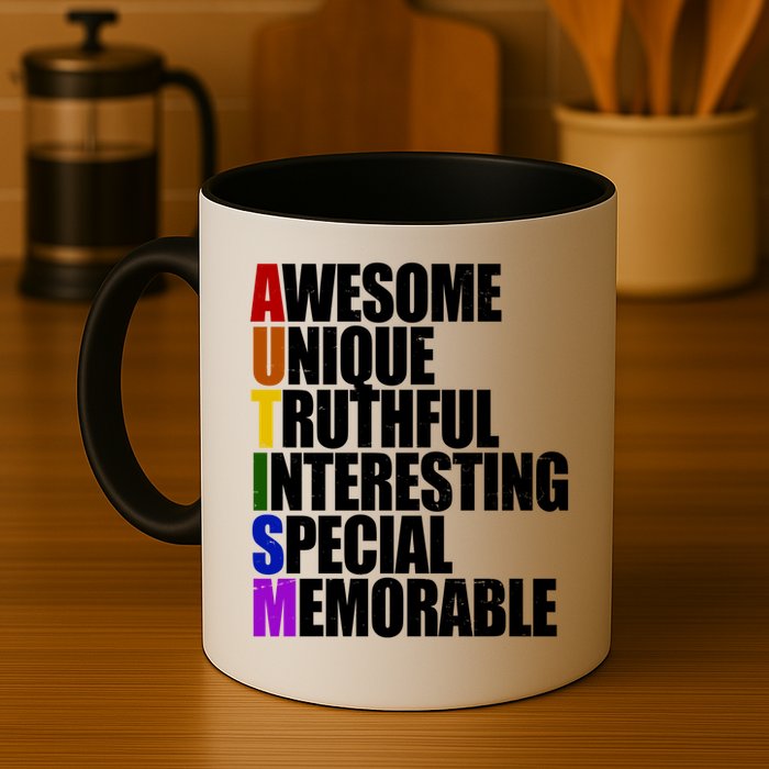 Autism Awareness Defined Quote Mug