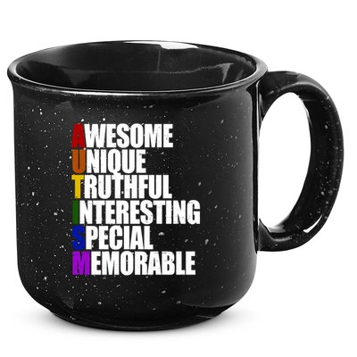 Autism Awareness Defined Quote 15oz Campfire Ceramic Mug