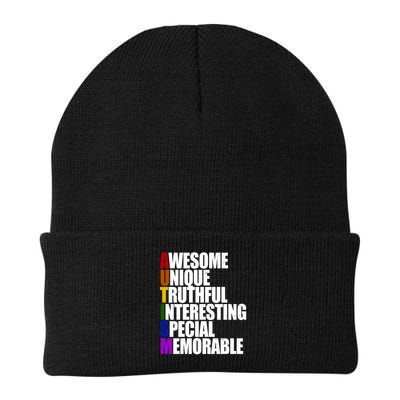 Autism Awareness Defined Quote Knit Cap Winter Beanie