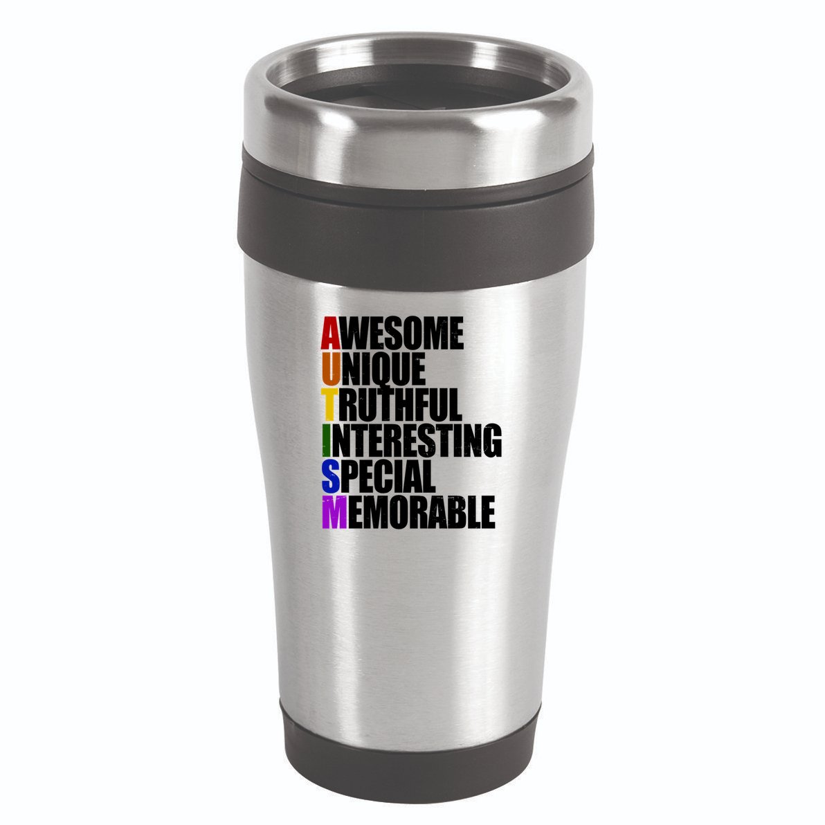 Autism Awareness Defined Quote 16oz Travel Tumbler
