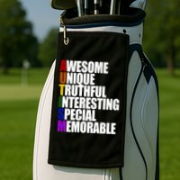 Autism Awareness Defined Quote Golf Towel