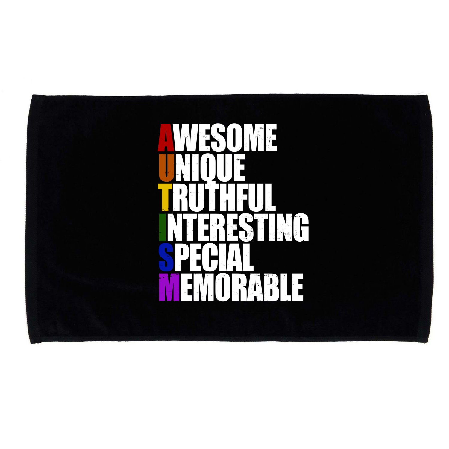 Autism Awareness Defined Quote Microfiber Hand Towel