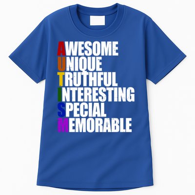Autism Awareness Defined Quote Tall T-Shirt