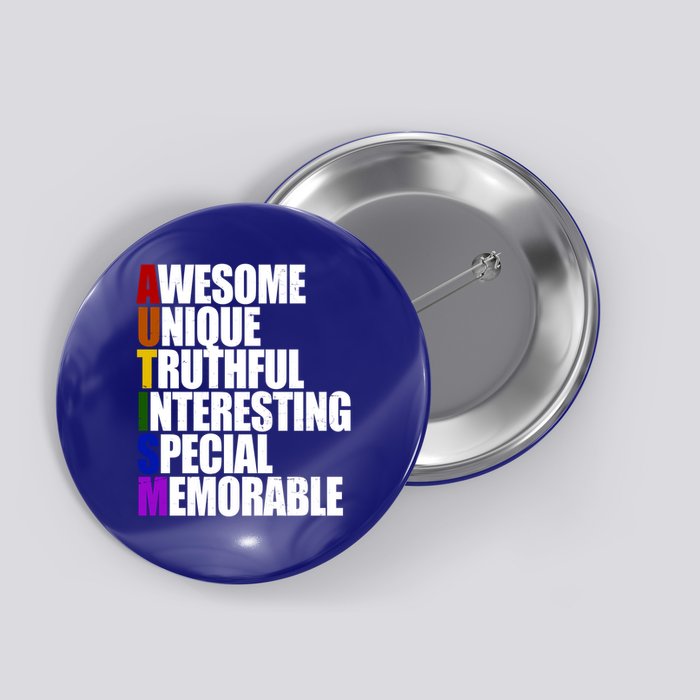 Autism Awareness Defined Quote Button