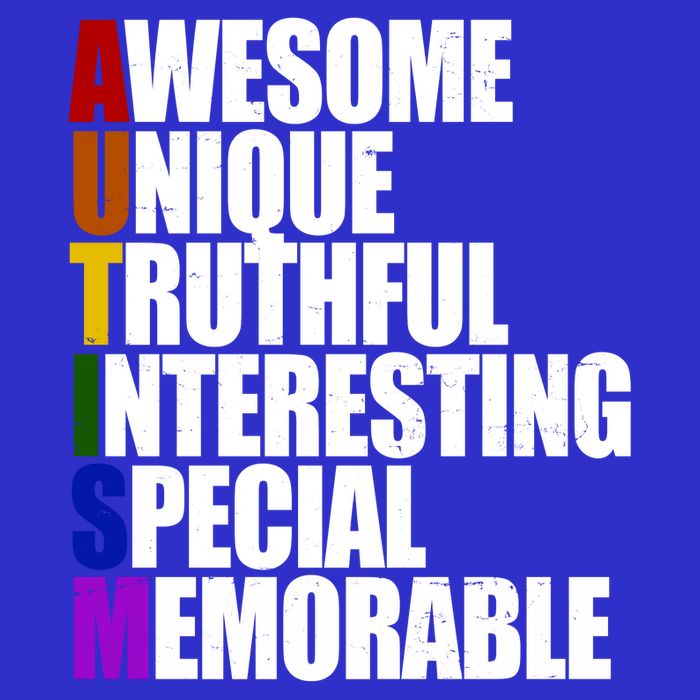 Autism Awareness Defined Quote Button
