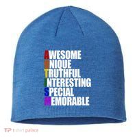Autism Awareness Defined Quote Sustainable Beanie