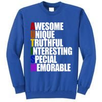 Autism Awareness Defined Quote Tall Sweatshirt