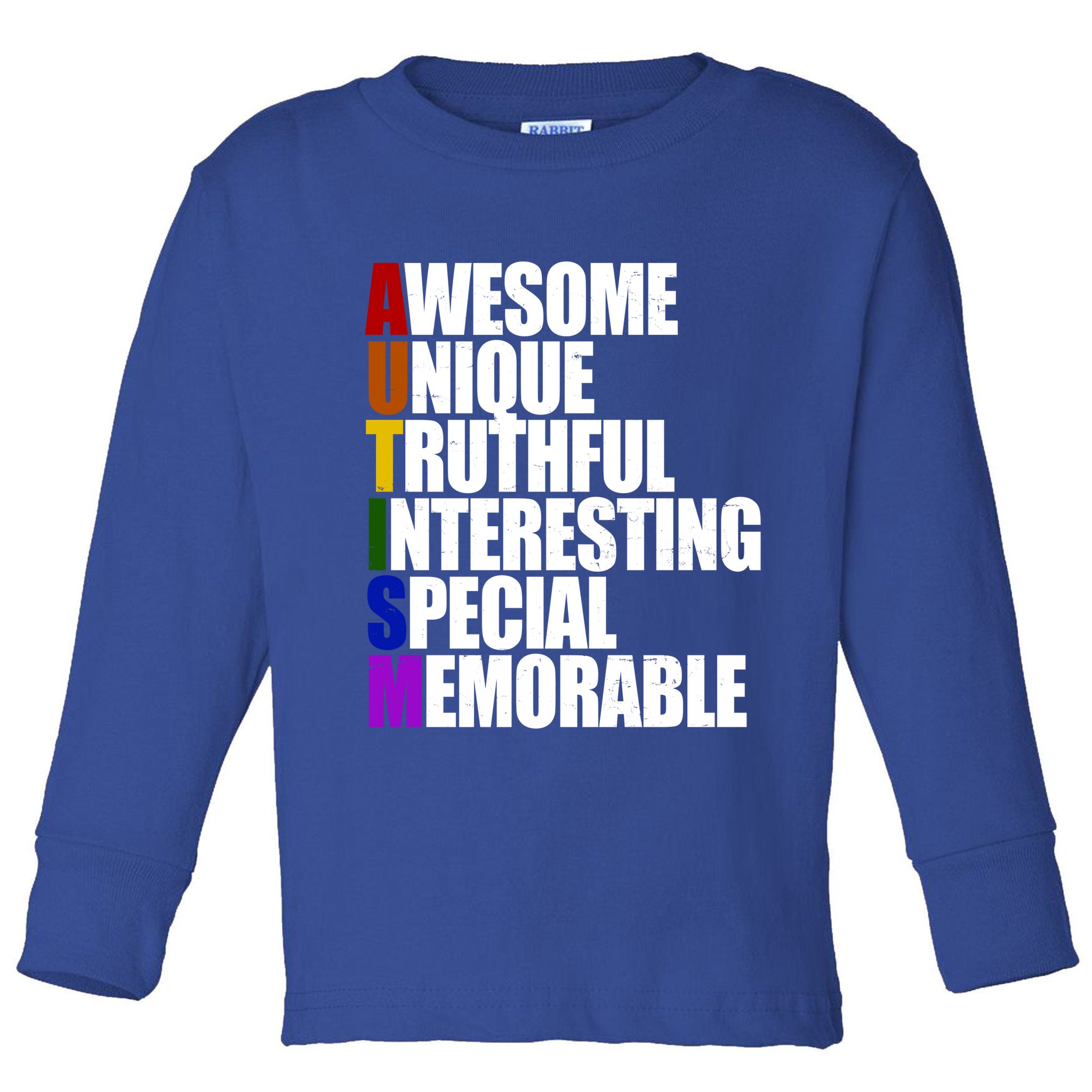 Autism Awareness Defined Quote Toddler Long Sleeve Shirt