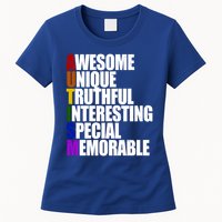 Autism Awareness Defined Quote Womens T-Shirt