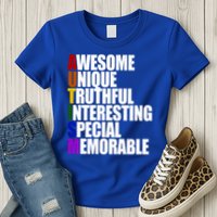 Autism Awareness Defined Quote Womens T-Shirt