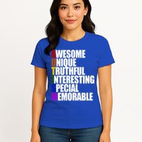Autism Awareness Defined Quote Womens T-Shirt