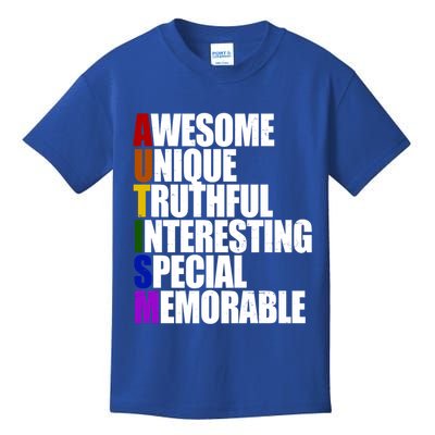Autism Awareness Defined Quote Kids T-Shirt