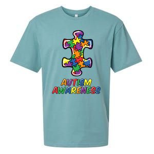 Autism Awareness Day Puzzle Proud Support Month Gift Sueded Cloud Jersey T-Shirt