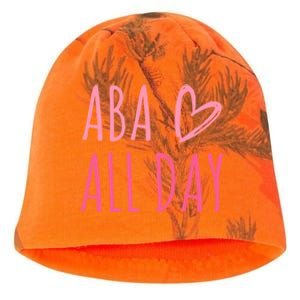 Aba All Day Autism Psychology Behavior Analyst Gift Kati - Camo Knit Beanie