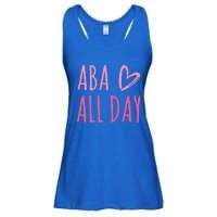 Aba All Day Autism Psychology Behavior Analyst Gift Ladies Essential Flowy Tank