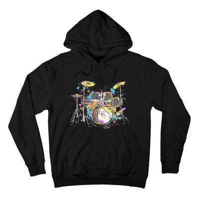 Abstract Art Drums Musician Music Band Throne Noose Hoodie