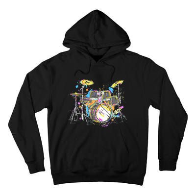 Abstract Art Drums Musician Music Band Throne Noose Tall Hoodie